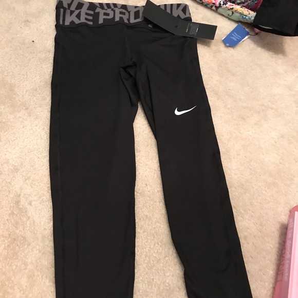 nike pro cross band leggings